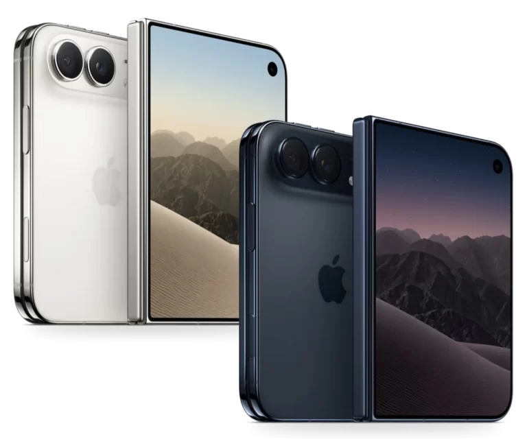 2 iPhone Duo, ένα λευκό και ένα μαύρο